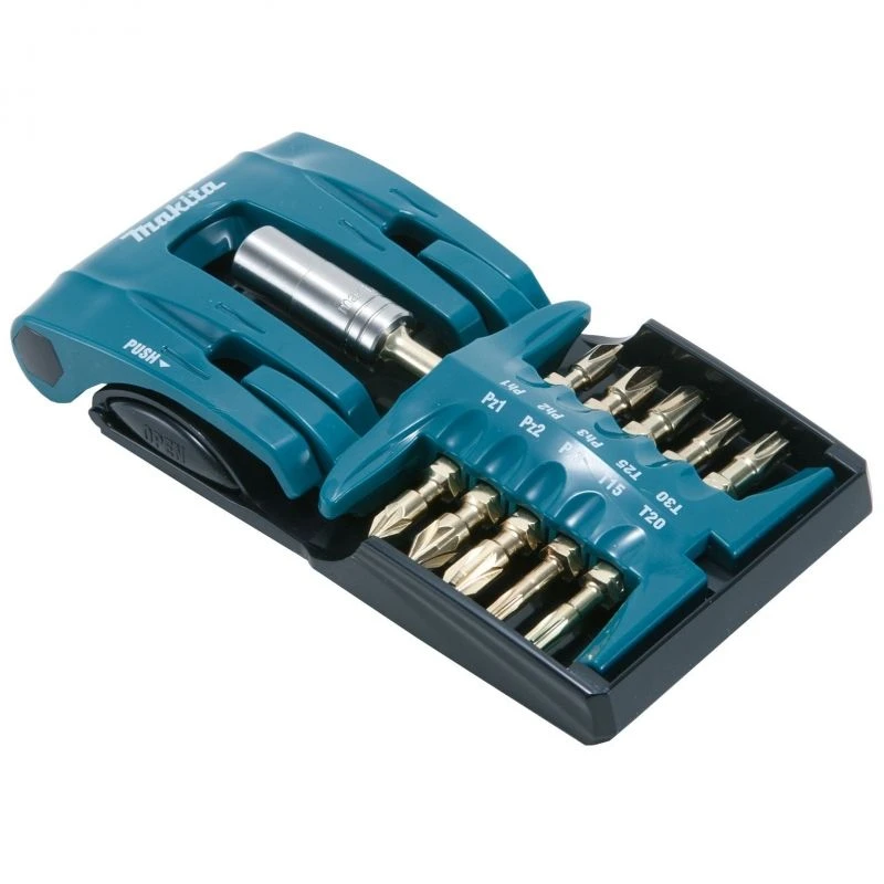 Комплект торсионни накрайници и държач Makita, 11 части